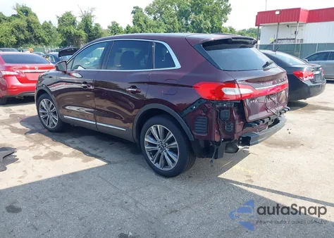 2017 Lincoln Mkx Reserve from USA, damaged, VIN 2LMPJ8LP7HBL38895